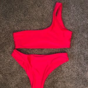 Hot pink/ red bikini